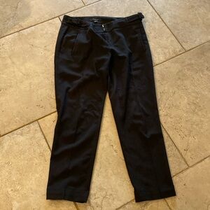 Ann Taylor Black Dress Cropped Pants. Size 2